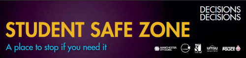 Student safety zone banner